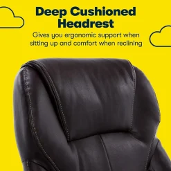 Best Manager's Office Chair, Puresoft® Faux Leather, Roasted Chestnut Brown (43669OSS) Ergonomic Chairs