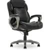 Best My Fit Ergonomic Bonded Leather Swivel Executive Chair, Black (CHR100013) Office Chairs