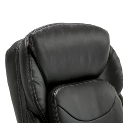 Best My Fit Ergonomic Bonded Leather Swivel Executive Chair, Black (CHR100013) Office Chairs