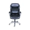 Outlet My Fit Ergonomic Bonded Leather Swivel Executive Chair, Black (CHR100014) Office Chairs