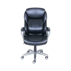 Outlet My Fit Ergonomic Bonded Leather Swivel Executive Chair, Black (CHR100014) Office Chairs