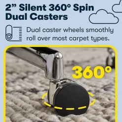 Sale Style Leighton Fabric Swivel Home Office Chair, Blush Pink (47925C) Office Chairs