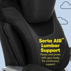 Works Bryce Ergonomic Bonded Leather Swivel Executive Chair, (43807A) Ergonomic Chairs