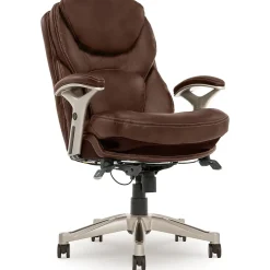 Outlet Works Ergonomic Faux Leather Swivel Executive Chair with Back in Motion Technology, (44186B) Ergonomic Chairs
