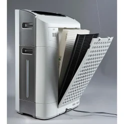 Air Purifiers<Sharp 245 CFM Plasmacluster HEPA Console Air Purifier, 3-Speed, White (KC-860U)