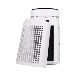Air Purifiers<Sharp Plasmacluster True HEPA Console Air Purifier, 3-Speed, White/Black (FX-J80UW)