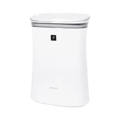 Air Purifiers<Sharp Plasmacluster True HEPA Console Air Purifier, 3-Speed, White (FP-K50UW)