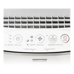 Air Purifiers<Sharp Plasmacluster True HEPA Console Air Purifier, 3-Speed, White (FP-K50UW)