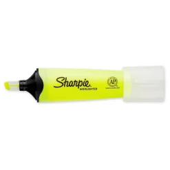 Sharpie Clear View Tank Highlighter, Chisel Tip, Yellow, 3/Pack (1904613/2128219) Clearance