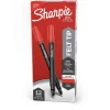 Sharpie Felt Pen, Fine Point, Red Ink, Dozen (1742665) New