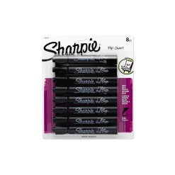 Sharpie Flip Chart Permanent Markers, Bullet Tip, Black, 8/Pack (1760445) Online