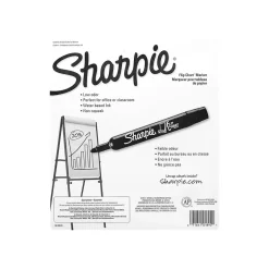 Sharpie Flip Chart Permanent Markers, Bullet Tip, Black, 8/Pack (1760445) Online