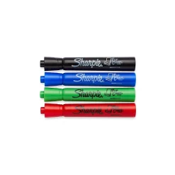 Sharpie Flip Chart Water Based Marker, Bullet Tip, Assorted, 4/Pack (22474) Outlet