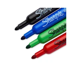 Sharpie Flip Chart Water Based Marker, Bullet Tip, Assorted, 4/Pack (22474) Outlet