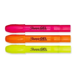 Sharpie Gel Stick Highlighter, Bullet Tip, Assorted Colors, 3/Pack (1780475) Outlet