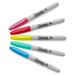 Sharpie Glam Pop Permanent Marker, Fine Tip, Assorted, 24/Pack (2185229) New