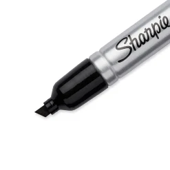 Sharpie King Size Tank Permanent Marker, Chisel Tip, , 12/Pack (15001A) Black Outlet