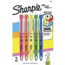 Sharpie Liquid Highlighter, Chisel Tip, Assorted, 5/Pack (24575PP) Discount