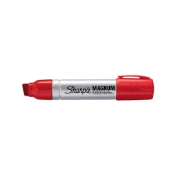 Sharpie Magnum Permanent Marker, XL Chisel Tip, Red (44002) Clearance