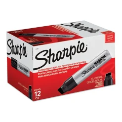 Sharpie Magnum Tank Permanent Marker, Chisel Tip, Black, 12/Pack (44001A) Clearance