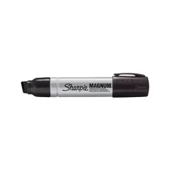 Sharpie Magnum Tank Permanent Marker, Chisel Tip, Black, 12/Pack (44001A) Clearance