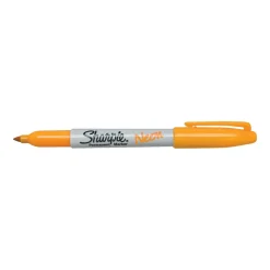 Sharpie Neon Permanent Marker, Fine Tip, Neon Orange (1860446) Sale