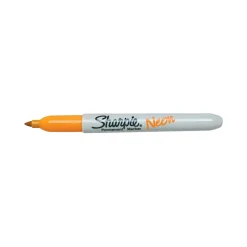 Sharpie Neon Permanent Marker, Fine Tip, Neon Orange (1860446) Sale