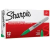 Sharpie Permanent Marker, Fine Point, Green, 12/Pack (SAN30004-12) Sale