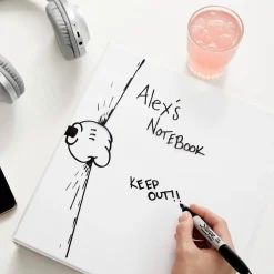 Sharpie Permanent Marker, Fine Tip, , 5/Pack (30665) Black New