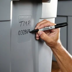 Sharpie Permanent Marker, Fine Tip, Black, 12/Pack (1812419) Online