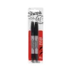 Sharpie Permanent Marker, Twin Tip, Black Ink, 2/Pack (32162) Online