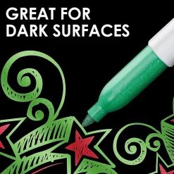 Sharpie Permanent Marker, Fine Tip, Metallic Silver, 36/Pack (9597) Sale