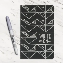 Sharpie Permanent Markers, Fine Tip, Assorted Metallic, 6/Pack (2029678) Assorted Metallics NEW Sale