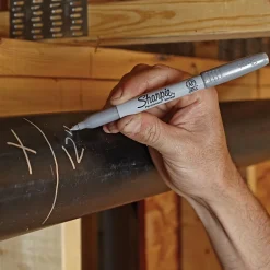 Sharpie Permanent Markers, Fine Tip, Assorted Metallic, 6/Pack (2029678) Assorted Metallics NEW Sale