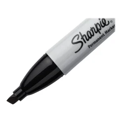 Sharpie Permanent Markers, Chisel Tip, Black, 36/Pack (2083007) Outlet