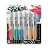 Sharpie Permanent Markers, Chisel Tip, Assorted Metallic, 6/Pack (2089634) Hot