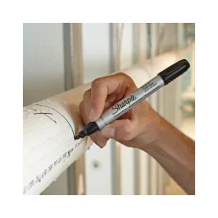 Sharpie Permanent Markers, Bullet Tip, Black, 12/Pack (1794229) Outlet