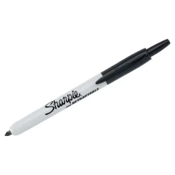 Sharpie Retractable Permanent Markers, Fine Tip, Black, 2/Pack (32724) Online