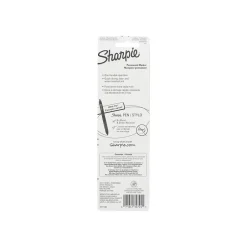 Sharpie Retractable Permanent Markers, Fine Tip, Black, 2/Pack (32724) Online