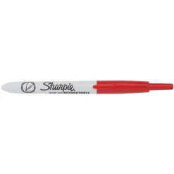 Sharpie Retractable Permanent Markers, Ultra Fine Tip, , 12/Pack (1735791) Red Sale