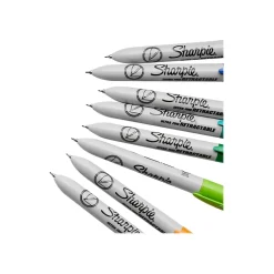 Sharpie Retractable Permanent Markers, Ultra Fine Tip, Assorted, 8/Pack (1742025) Hot