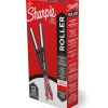 Sharpie Rollerball Pen, Needle Point Precision Pen, Red Ink, Dozen (2093226) New