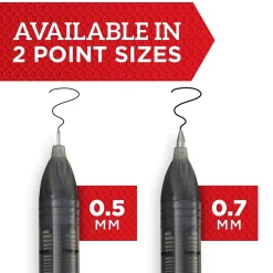 Sharpie Rollerball Pen, Needle Point Precision Pen, Red Ink, Dozen (2093226) New