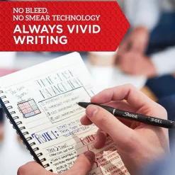 Sharpie S-Gel Retractable Gel Pens, Fine Point, 0.5mm, Ink, Dozen (2096145) Black Hot