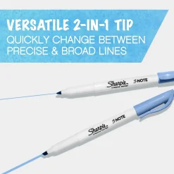 Sharpie S-Note Creative Marker, Chisel Tip, Assorted, Dozen (2117329/2158060)
