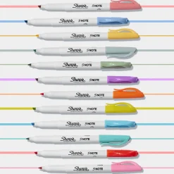 Sharpie S-Note Creative Marker, Chisel Tip, Assorted, Dozen (2117329/2158060)