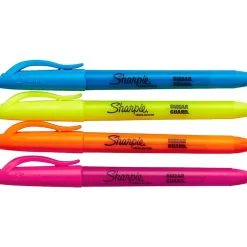 Sharpie Stick Highlighters, Chisel Tip, Assorted Colors, 4/Pack (2102110) Outlet