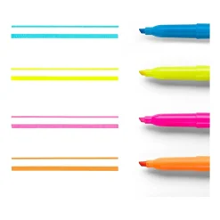 Sharpie Stick Highlighters, Chisel Tip, Assorted Colors, 4/Pack (2102110) Outlet