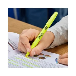 Sharpie Stick Pocket Highlighter, Chisel Tip, Yellow, 4/Pack (1770695) Best