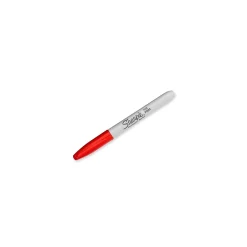 Sharpie Super Permanent Marker, Fine Tip, Red, Dozen (33002) Sale